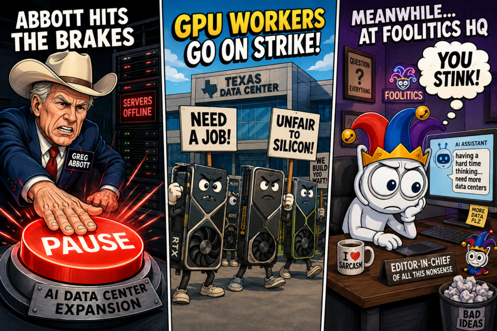 Greg Abbott Hits the Pause Button and America’s GPUs Immediately Form a Union